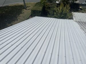 Professional Colorbond roof cleaning completed in Bakers Creek by Pristine Washing