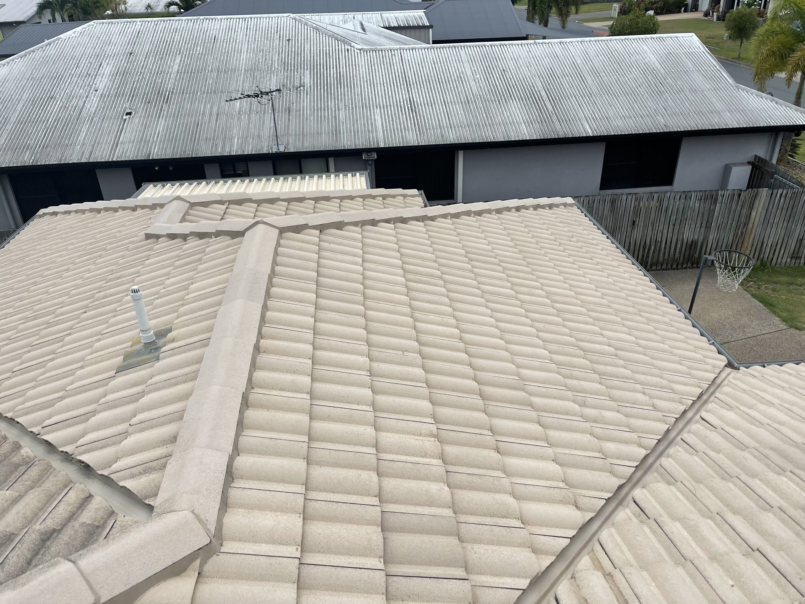 Concrete tile roof cleaning Mackay