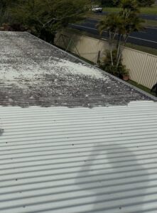 Roof cleaning Bakers Creek before and after