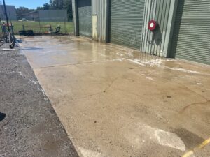 Commercial shed pressure cleaning Mackay