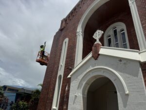 High access church exterior cleaning Mackay