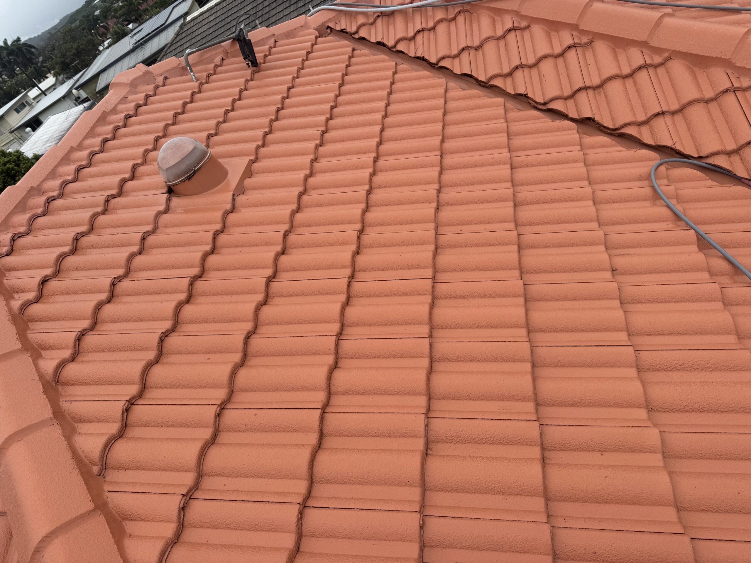 Tile roof cleaning completed in Andergrove Mackay