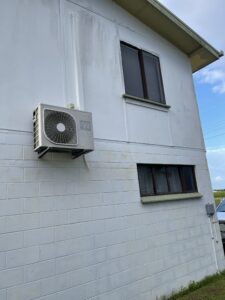 Clean exterior walls after professional House Washing Mackay service