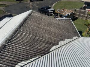 Dirty colourbond roof