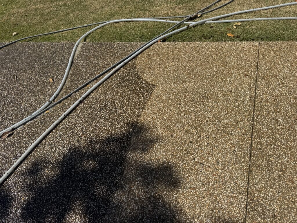 Our Recent Driveway Cleaning Marian Project