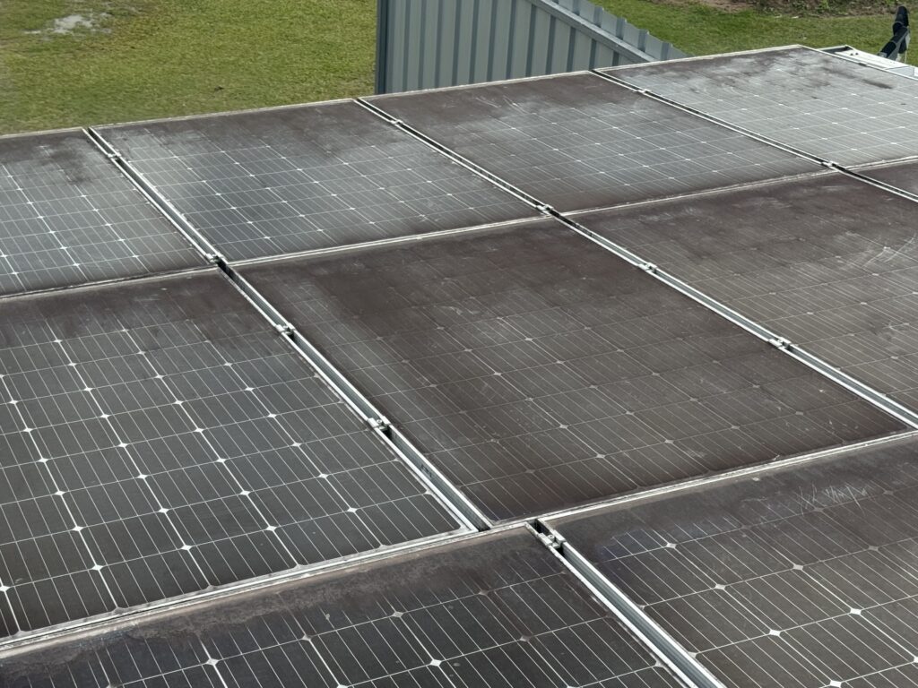 Solar panel cleaning Mackay