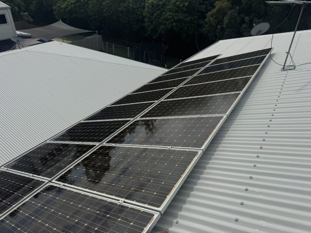 Clean solar panels