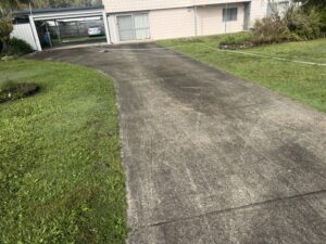 Dirty driveway