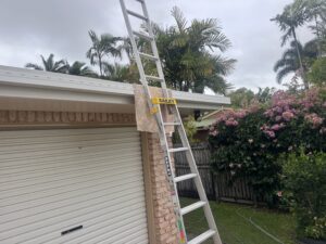 Ladder access to the roof