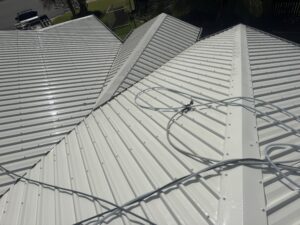 Clean painted roof