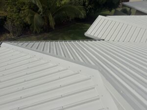 Clean painted roof in Andergrove