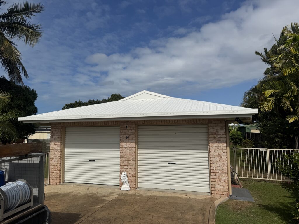 Painted Roof Cleaning in Andergrove completed by Pristine Washing