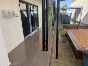 Smooth walk ways just been pressure cleaned