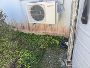 Mould on a house in Ooralea
