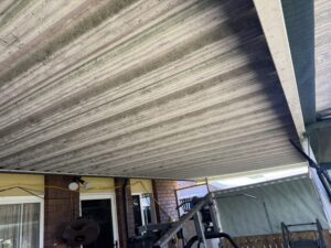Dirty patio ceiling in Mackay
