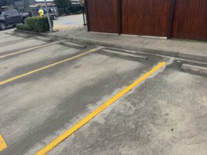 Dirty carpark