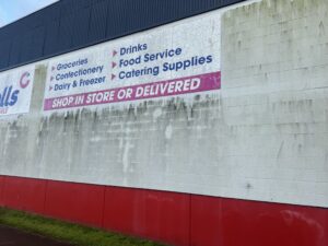 Dirty mouldy walls in Mackay