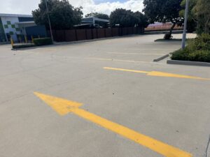 Clean carpark