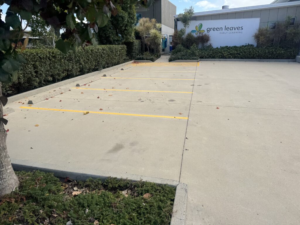 Clean carpark