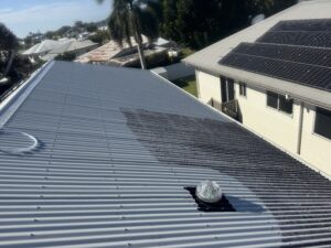 How we cleaned this clorbond roof